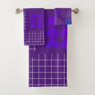 Enceintes Royal Purple Blue Grid