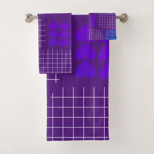 Enceintes Royal Purple Blue Grid (En situation)