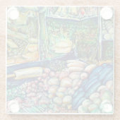 Enceladus Glazen Onderzetter (Achterkant)