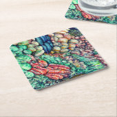 Enceladus Kartonnen Onderzetters (Schuin)