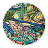 Enceladus Keramische Knop (Voorkant)