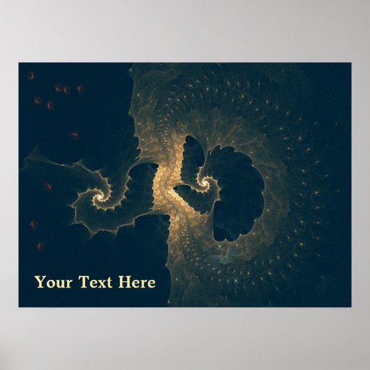 Enceladus onder ijs poster (Voorkant)