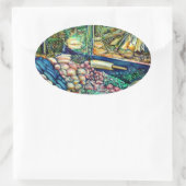 Enceladus Ovale Sticker (Tas)