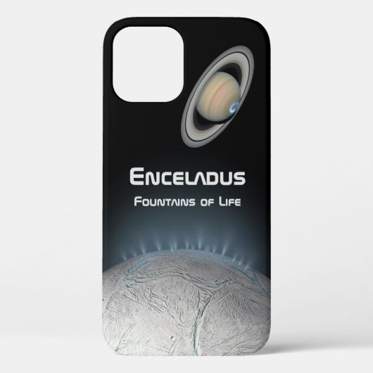 Enceladus Saturn Moon Fountains of Life Case-Mate iPhone Case (Achterkant)