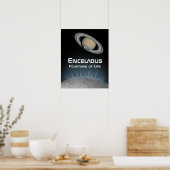 Enceladus Saturn Moon Fountains of Life Poster (Keuken)