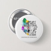 Encephalitis Awareness Ribbon Support Giften Ronde Button 5,7 Cm (Voorkant /achterkant)