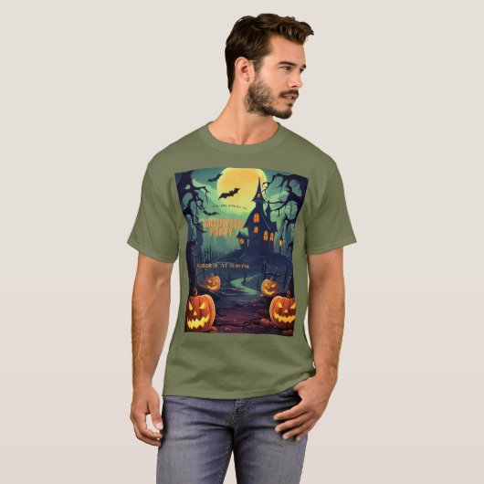 Enchant the Pumpkin Forest 🎃 T-shirt (Voorkant volledig)