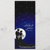 Enchanté même le menu de mariage de nuit (Dos)