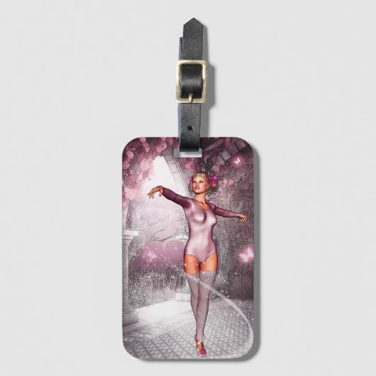 Enchanted Ballerina Bagagelabel (Voorkant (verticaal))