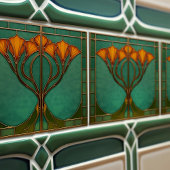 Enchanted Blossom Glas in lood Tegeltje