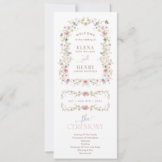 Enchanted Boho Fleur sauvage Garden Programme de m (Devant)