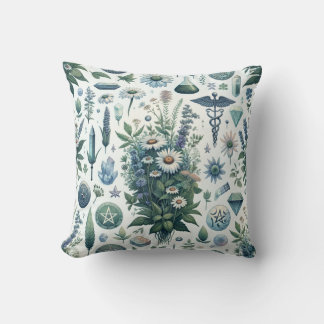 Enchanted Botanica: Magische kruiden & hekserij Kussen