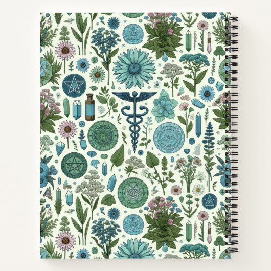 Enchanted Botanica: Magische kruiden & hekserij Notitieboek (Achterkant)