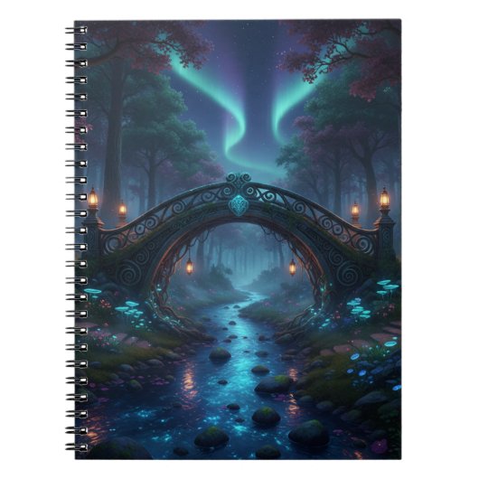Enchanted Bridge Spiral notebook Notitieboek (Voorkant)