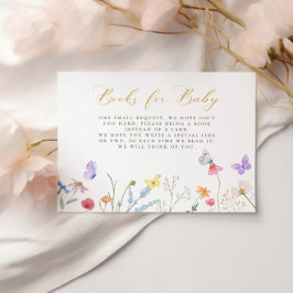 Enchanted Butterflies Bloemen Boeken voor Baby Informatiekaartje