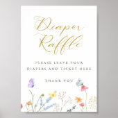 Enchanted Butterflies Luier Raffle Poster (Voorkant)