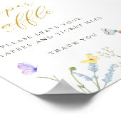 Enchanted Butterflies Luier Raffle Poster (Hoek)