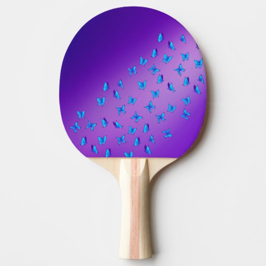 Enchanted Butterflies Ping Pong Paddle Tafeltennisbatje (Voorkant)