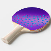 Enchanted Butterflies Ping Pong Paddle Tafeltennisbatje (Voorkant Gekanteld)