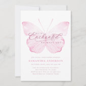 Enchanted Butterfly Baby shower Kaart (Voorkant)