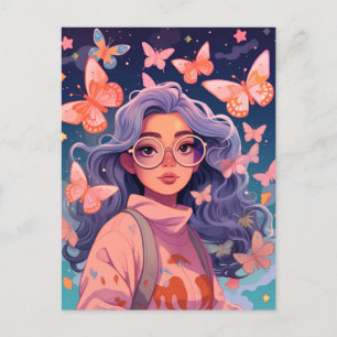 Enchanted Butterfly Dream Briefkaart