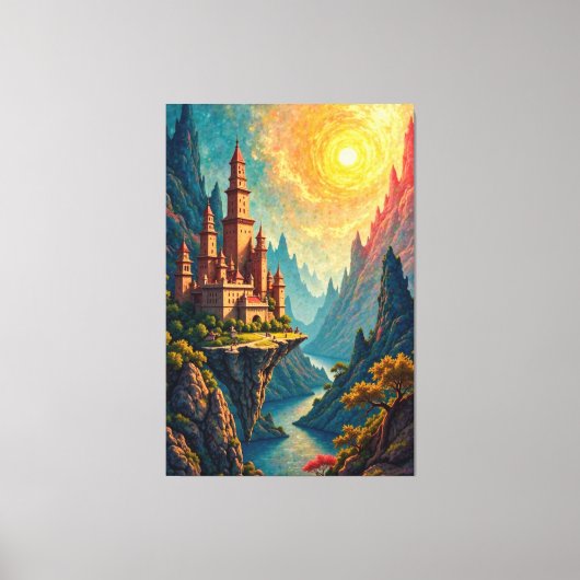 Enchanted Castle Canvas Afdruk (Voorkant)