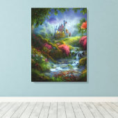 Enchanted Castle Canvas Afdruk (Insitu (Houten vloer))