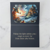 Enchanted Castle Winter Art Kaart (Binnen)