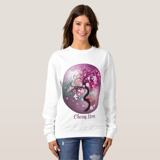 Enchanted Cherry Dance Trui (Voorkant volledig)