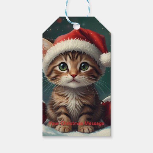 Enchanted Christmas Glow Cadeaulabel (Voorkant)