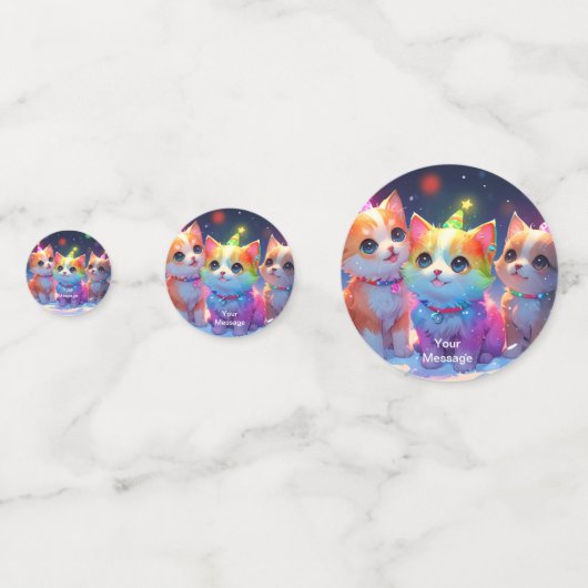 Enchanted Christmas Glow Confetti (Achterkanten)