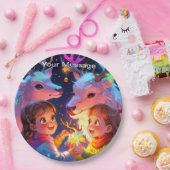 Enchanted Christmas Glow Papieren Bordje (Feest)