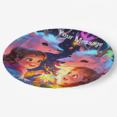 Enchanted Christmas Glow Papieren Bordje (Gekanteld)