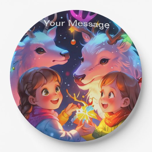 Enchanted Christmas Glow Papieren Bordje (Voorkant)