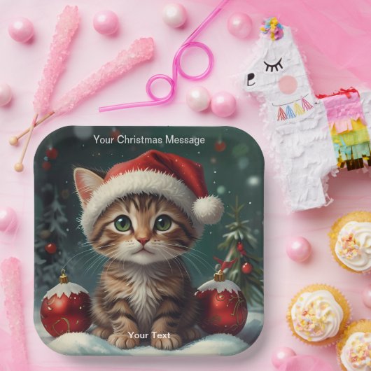 Enchanted Christmas Glow Papieren Bordje (Feest)