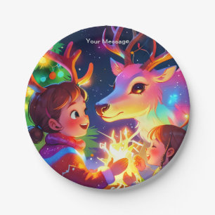Enchanted Christmas Glow Papieren Bordje