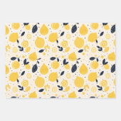 Enchanted citroen wrapping papier set inpakpapier vel (Voorkant 2)