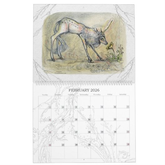 Enchanted Companions: Kalender 2026 van Paulina Fa (Feb 2026)