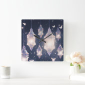 Enchanted Crystal Lanterns Vierkante Klok (Huis)