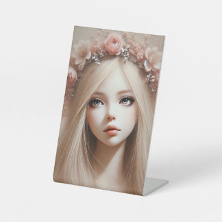 Enchanted Dolls: Bewakers van dromen en kostbaar Reclamebord Met Voetstuk