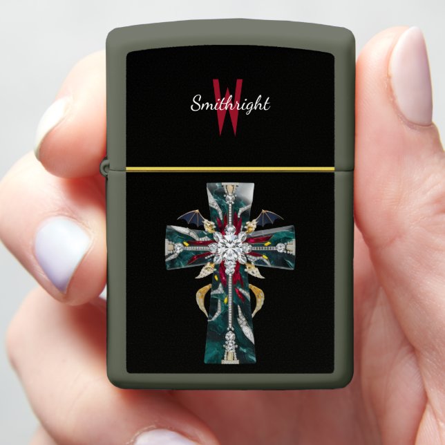 Enchanted Dragon Cross (In Hand)