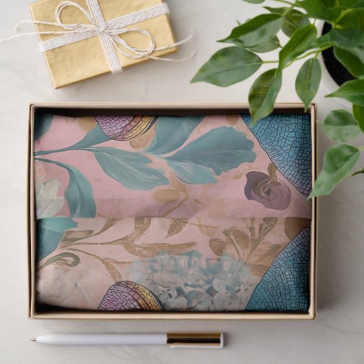 ENCHANTED DRAGONFLY DECOUPAGE TISSUEPAPIER (Geschenk)