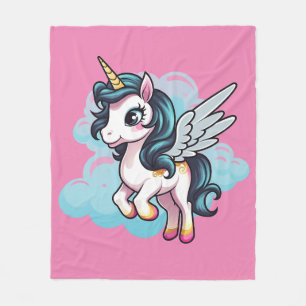 🌈 "Enchanted Dreams" Eenhoorn Fleece Deken 🦄