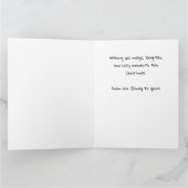 Enchanted Elf | North Pole Christmas Magic Kaart (Binnen)