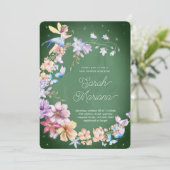 Enchanted Fairy Baby Shower Kaart (Staand voorkant)