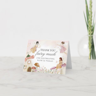 Enchanted Fairy Dank je kaart Verjaardag of Baby