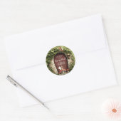Enchanted Fairy First Birthday Thank You Ronde Sticker (Envelop)