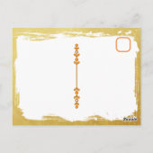 Enchanted Fairy in Gold and Turquoise  Briefkaart (Achterkant)