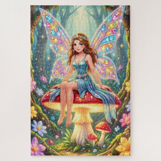 Enchanted Fairy Jigsaw Puzzle Legpuzzel (Verticaal)