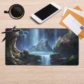 Enchanted Fantasy Waterfall Dreamscape Bureaumat